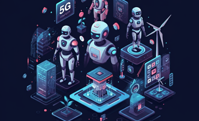 Latest technology trends 2025 illustration