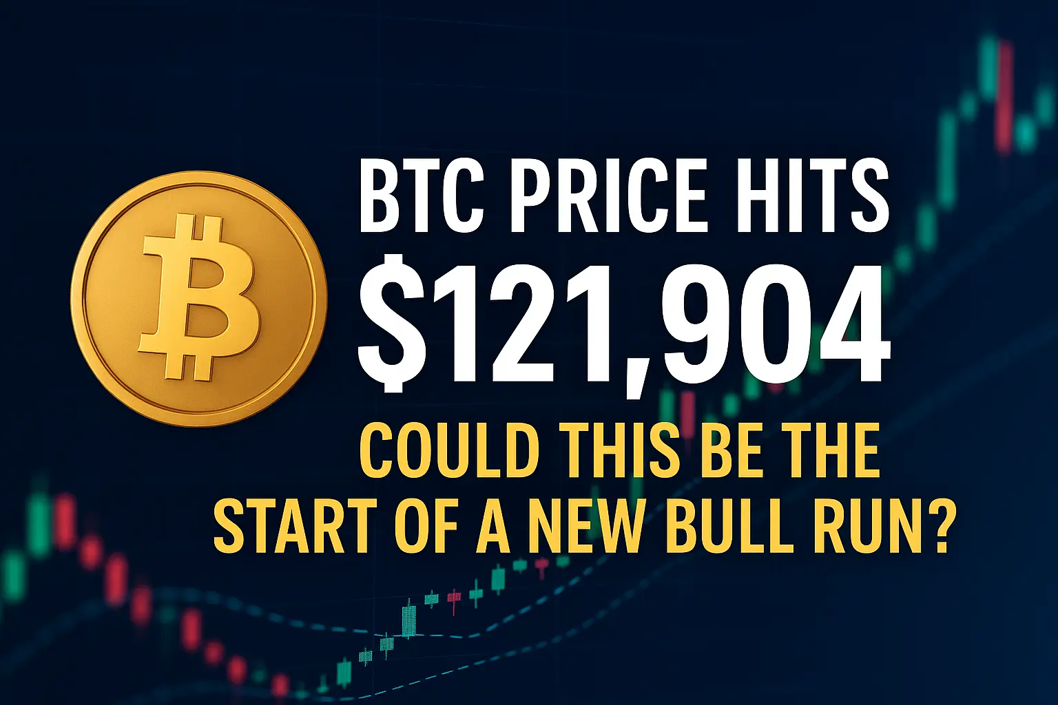 BTC Price Hits $121,904 — Could This Be the Start of a New Bull Run?