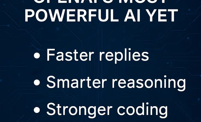 GPT-5: OpenAI’s Most Powerful AI Yet